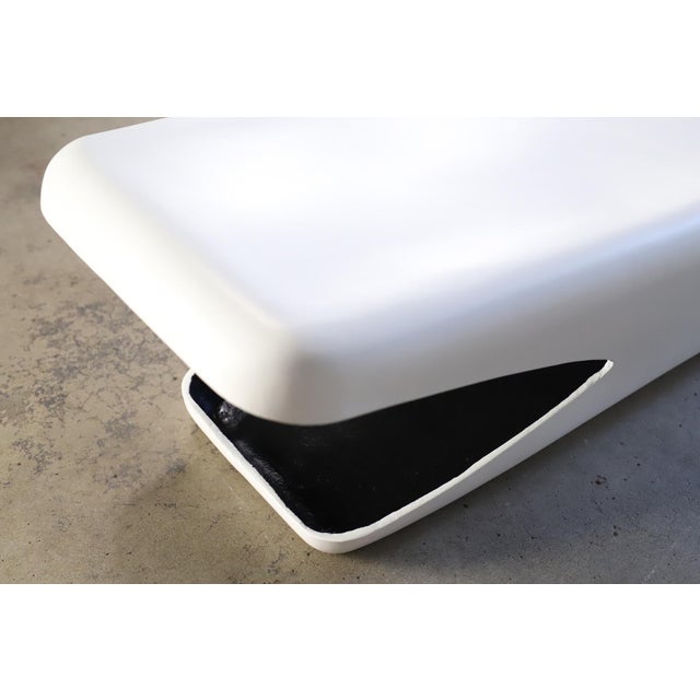 Late 20th Century Fiberglass Bench Attributed to Douglas Deeds For Sale - Image 4 of 9