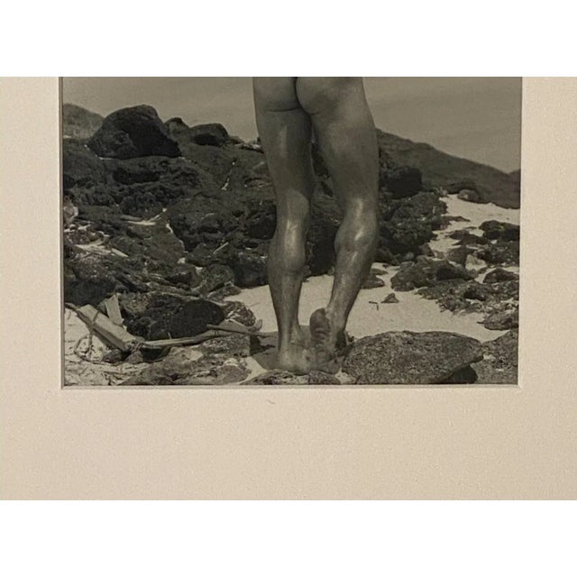 Bruce of La Photograph, Man on a Beach, Circa 1940 For Sale - Image 4 of 5