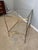 Contemporary Faux Bamboo Brass & Glass table For Sale - Image 3 of 12