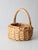 Vintage Wicker Gathering Basket For Sale - Image 6 of 12