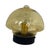 Space Age Drop Shaped Ceiling Lamp in Yellow Glass and Black Mount For Sale - Image 6 of 9