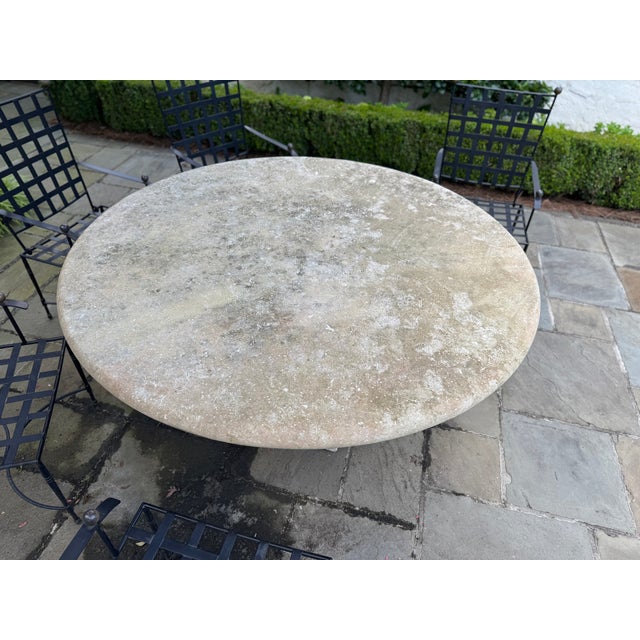 Stone Formations Pietra Stone Top Stone Table For Sale - Image 7 of 8
