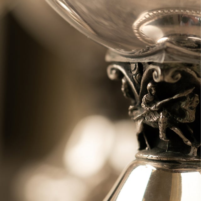 Silver Serving Coupes, 1890s, Set of 6 For Sale - Image 4 of 6