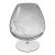 Early 20th Century Crystal Brandy Snifter Etched Moose Extra Large Cognac Glass Brandy Glass Barware Gift For Sale