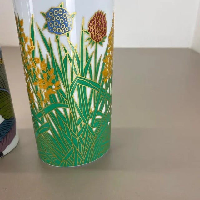 Floral Vases by W. Bauer and A. Le Foll for Rosenthal, Germany, 1980s, Set of 2 For Sale - Image 16 of 18