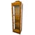 A striking Hollywood Regency glass display vitrine by Weiman. Made during the 1970s Chinoiserie revival era, this tall,...