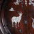 Zitan Wood Round Tray Inlaid With Mother-of-Pearl For Sale - Image 9 of 10