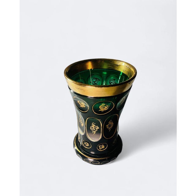 Bohemian Lithyalin Glass Vase For Sale - Image 6 of 6