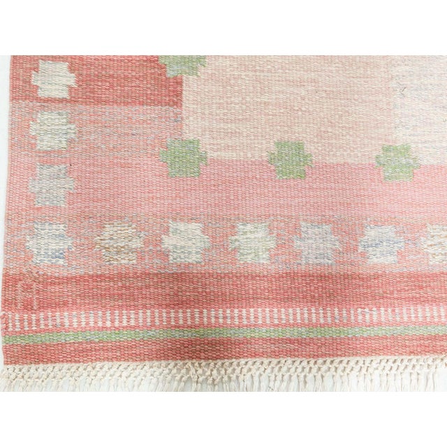 Vintage Swedish Flat-Weave Rug by Agda Österberg, at Doris Leslie Blau For Sale In New York - Image 6 of 10
