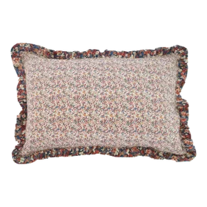 Gathered Edge Pillowcase Made With Liberty Fabric Wiltshire Bud & Thorpe