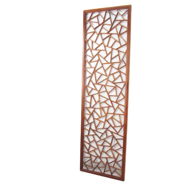 Chinese Ceiling Wedding Panel With Plants For Sale - Image 3 of 7