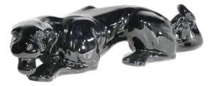 Mid 20th Century Ceramic Black Panther