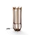 Mid 20th Century Mid 20th Century Modeline Model 635 Mid Century Sculptured Walnut and Brass Table Lamp For Sale - Image 5 of 7