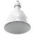 Industrial Industrial White Enamel and Brass Pendant Light, 1950s For Sale - Image 3 of 5