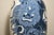 Large Antique 19th Century Qing Chinese Blue & White Foo Dog Porcelain Vase For Sale - Image 9 of 18