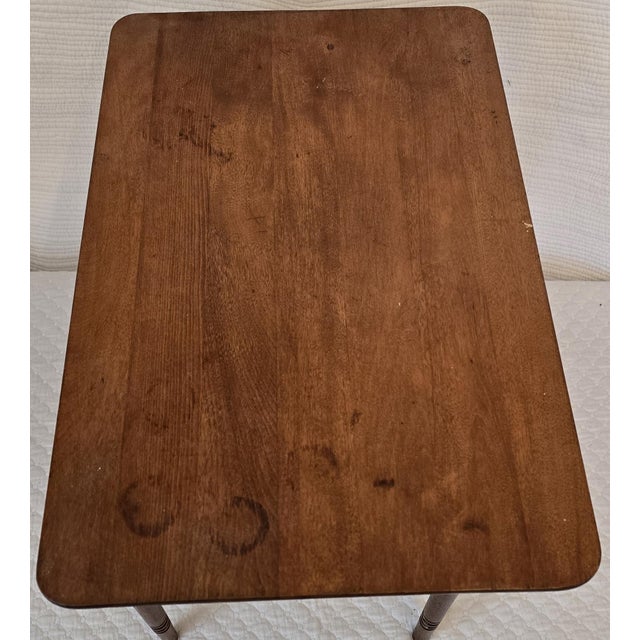 Wood Early 20th Century American Folding Table by Paris Mfg. Co For Sale - Image 7 of 9