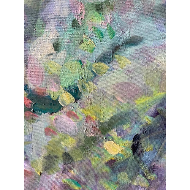 Early 21st Century Barbara Schauß, Blooming, Oil on Canvas For Sale - Image 5 of 7