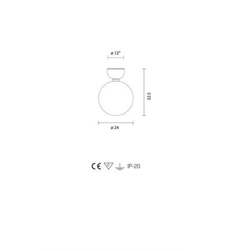 Aballs A II GR Golden Wall Lamp by Jaime Hayson for Parachilna For Sale - Image 9 of 10