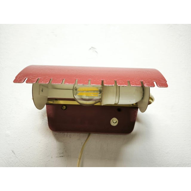 Beige Adjustable Wall Light from Bertl Brisborg, 1960s For Sale - Image 8 of 14