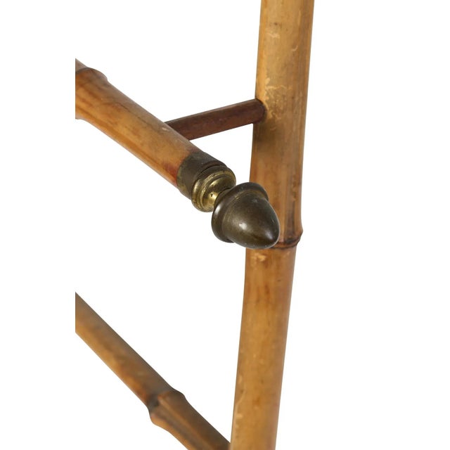 English 1960s Bamboo Floor Easel For Sale - Image 3 of 4