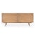 Wood Leonidin Natural Wood 67" Sideboard, Light Brown For Sale - Image 7 of 9