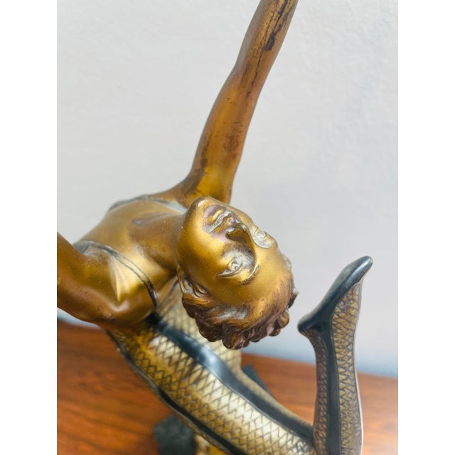 Art Deco Bronze Sculpture by Otto Poertzel, 1920s For Sale - Image 6 of 12