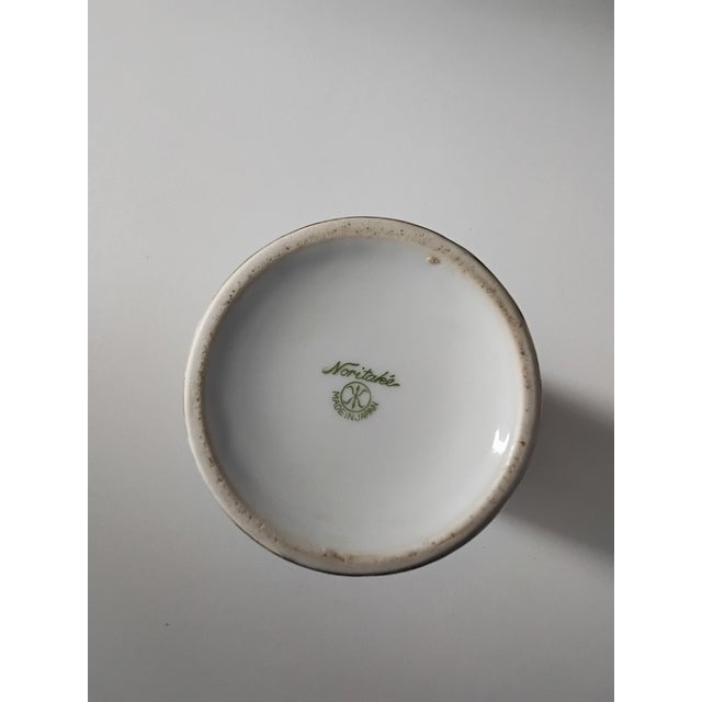 Porcelain Trumpet Shaped Vase from Noritake, 1920s For Sale - Image 4 of 5