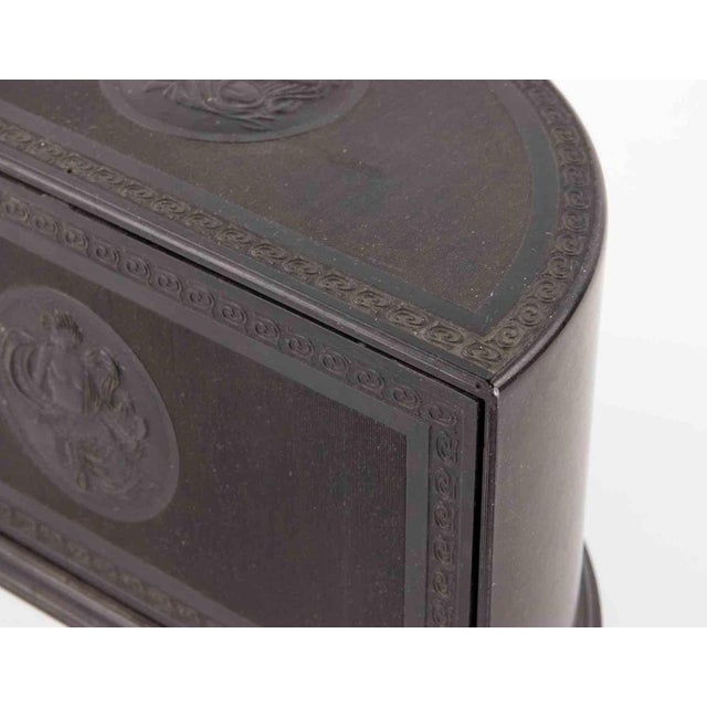 Vintage Art Deco Bakelite Half Moon Box by Linsden, Italy, 1930s For Sale - Image 3 of 10