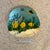 Mid 20th Century Mid 20th Century Hand Painted Sand Dollar Desk Clock For Sale - Image 5 of 6