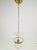 Vintage Brass and Mounted Glass Hundi Lantern Bell Lamp, 1950s For Sale - Image 4 of 13
