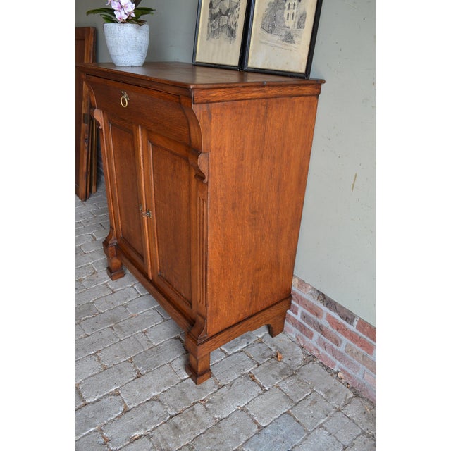 Antique Empire Oak Sideboard For Sale - Image 6 of 10