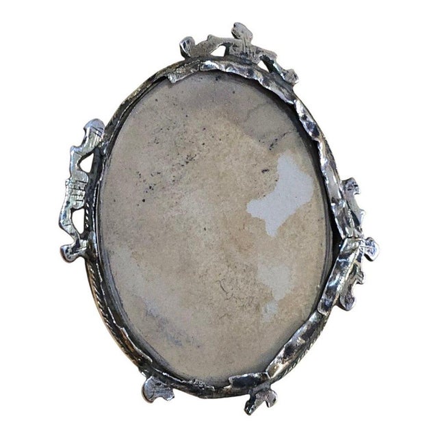 Antique Reliquary in Silver, 1780 For Sale - Image 6 of 8