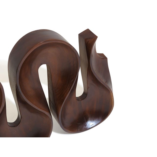 Brown Mid 20th Century Brazilian Wall Sculpture Movimento Joaquim Tenreiro For Sale - Image 8 of 8