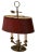 French Provincial Antique Tole and Brass Dolphins Lamps, France - a Pair For Sale - Image 3 of 6