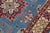 Bohemian Kazak Light Blue/Beige Wool Rug - 3'3''x4'9'' For Sale - Image 4 of 10