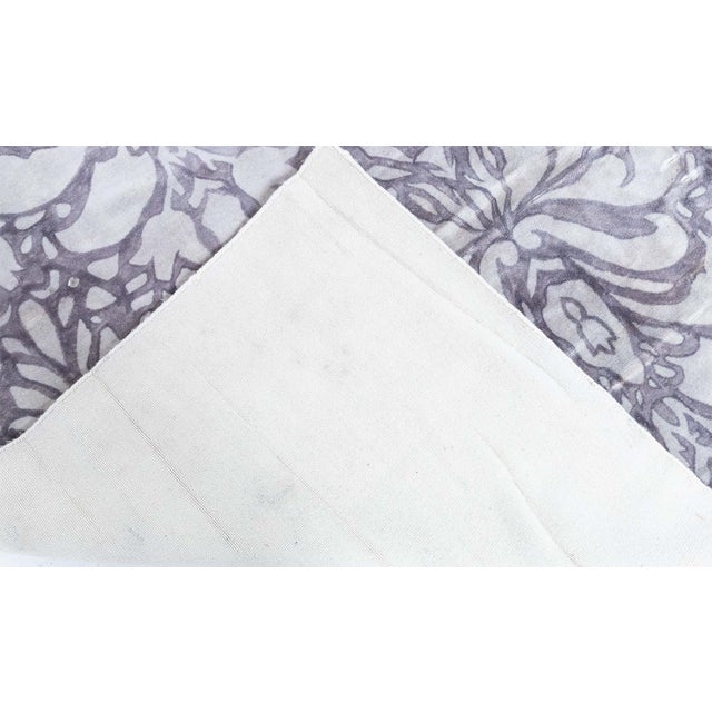 Art Nouveau Art Nouveau Arabesque Dark Gray Art-Style Rug "Lilac Arabesque" For Sale - Image 3 of 9