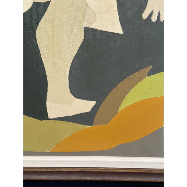 Hans Osswal, Children, 1960s, Oil on Canvas, Framed For Sale - Image 6 of 18