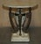 Vintage Egyptian Revival Side Table with Marble Top For Sale - Image 18 of 18