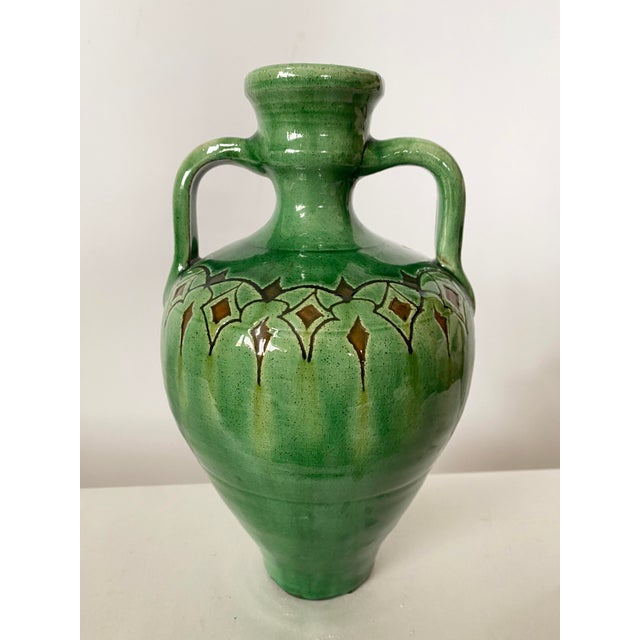 Vintage Green Vase by Góngora Urbedo For Sale - Image 13 of 13