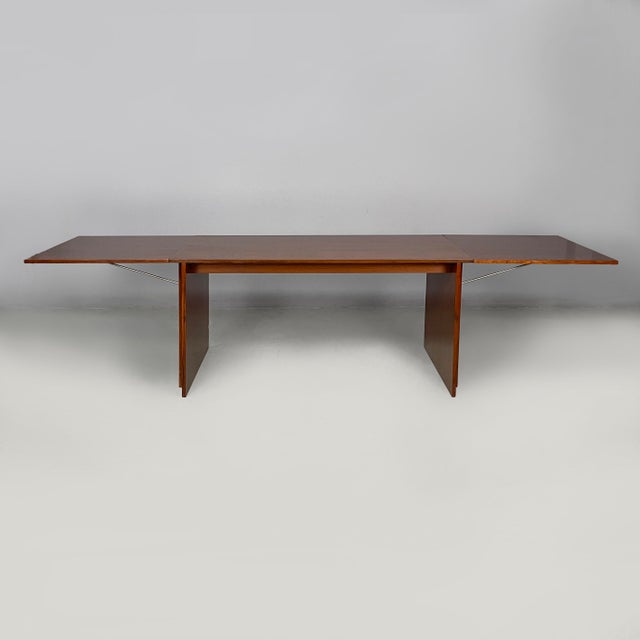 Vintage Italian Extendable Wooden Dining Table from Poggi, 1970s For Sale - Image 3 of 16
