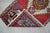 Red Hand Knotted Door Mat, Entryway Rug, Bath Mat, Kitchen Decor, Small Rug, Turkish Rug - 1'7" X 3'3" For Sale - Image 8 of 13