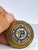 Glass Victorian Micromosaic Brooch, Brass or 9k Gold, Italy, Circa 1890 For Sale - Image 7 of 8