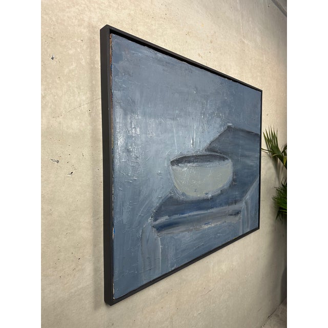 Lawrence De Maupéou, The Table, Oil on Canvas, 1960s, Textile & Wood For Sale - Image 4 of 10