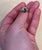 Metal 1.42 Carat Pear Cut Natural Emerald Ring 14 Karat Yellow Gold For Sale - Image 7 of 8