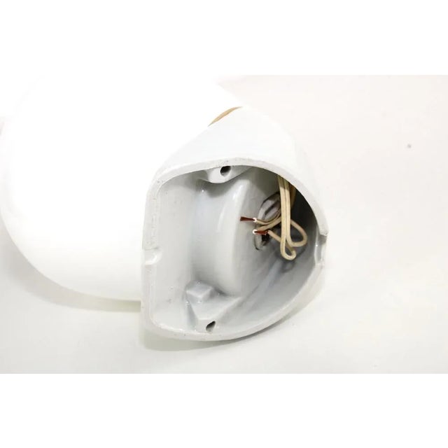 Ceramic Porcelain Wall Lamp from Wagenfeld, 1950s For Sale - Image 7 of 8