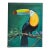 1980s Signed Tropical Toucan Painting on Canvas For Sale