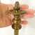 Antique Early 20th Century Solid Brass Two Arm Acorn Finial Table Lamp With Finial For Sale - Image 9 of 11