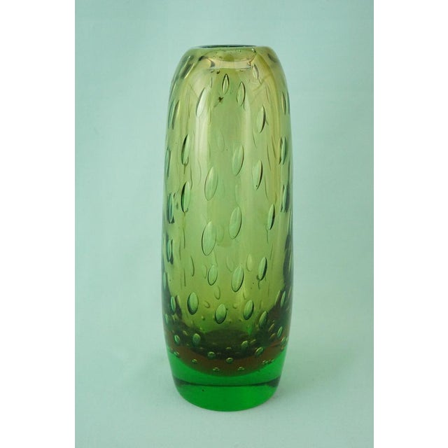 Mid-Century Modern Glass Vase attributed to Flavio Poli, Italy, 1940s For Sale - Image 3 of 18