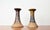 Mid-Century Modern Danish Studio Pottery Candleholders by Tue Poulsen for Tue Keramik, 1960s, Set of 2, in Very Good...
