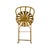 French Art Deco Sunburst Garden Chair by Francois Carre for Le Corbusier For Sale - Image 5 of 9